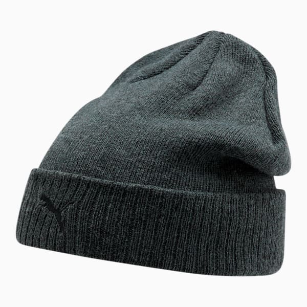 PUMA Site Cuff Men's Beanie, Charcoal, extralarge