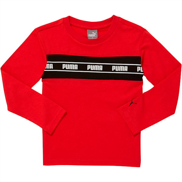 Amplified Pack Toddler Pieced Long Sleeve Tee, HIGH RISK RED, extralarge