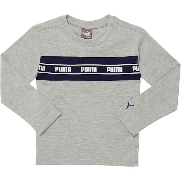 Amplified Pack Toddler Pieced Long Sleeve Tee, LT HEATHER GREY, extralarge
