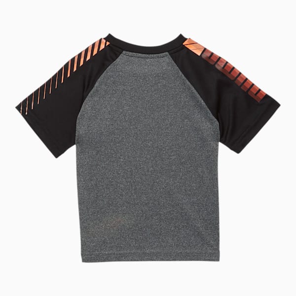 Collective Colorblock Toddler Tee, CHARCOAL HEATHER, extralarge
