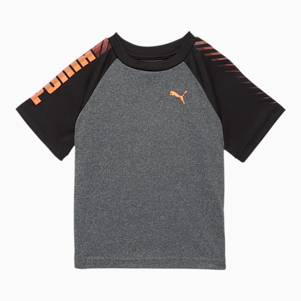 Collective Colorblock Toddler Tee, CHARCOAL HEATHER, extralarge