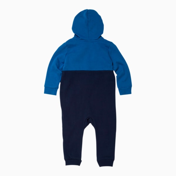Colorblocked Fleece Infant Zip Up Hoodie Coverall PUMA