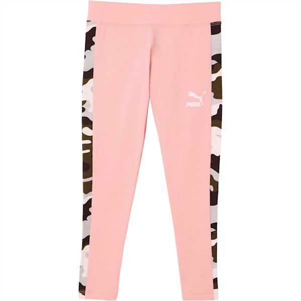 Classics Little Kids' T7 Camo Leggings, BRIDAL ROSE, extralarge