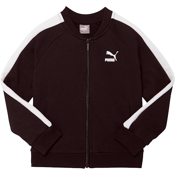 Little Kids' T7 Track Jacket, PUMA BLACK, extralarge