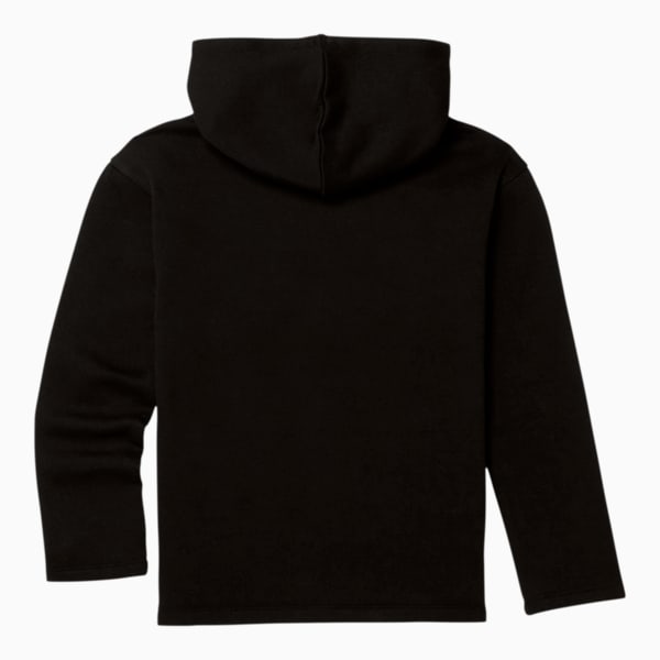 Tag Girls' Fleece Hoodie JR, PUMA BLACK, extralarge