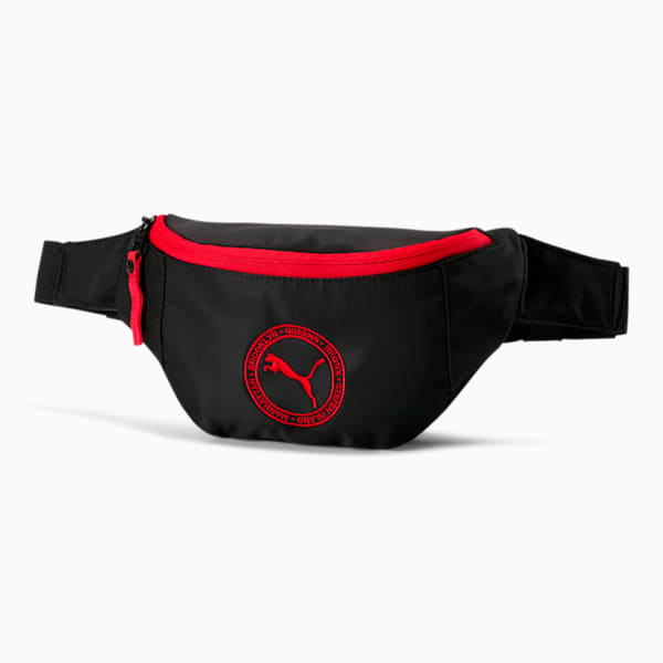 Boroughs Waist Bag, Black/Red, extralarge