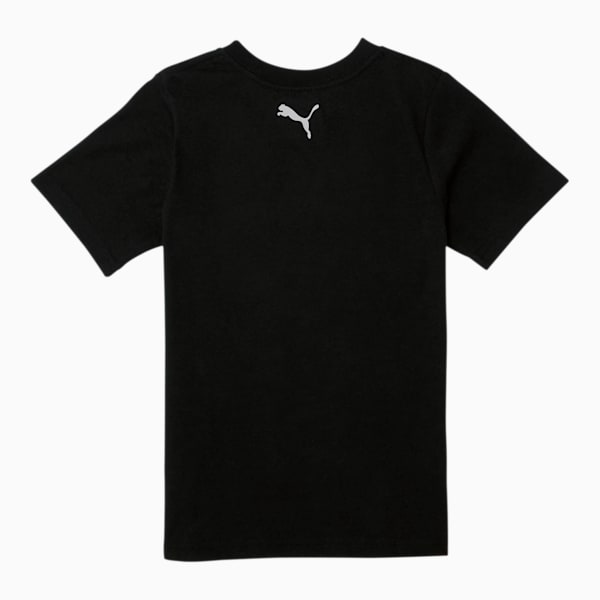 Luxe Pack Little Kids' Archive Graphic Tee, PUMA BLACK, extralarge