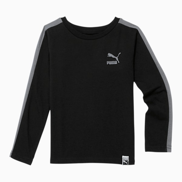Luxe Pack Toddler T7 Long Sleeve Tee, PUMA BLACK, extralarge