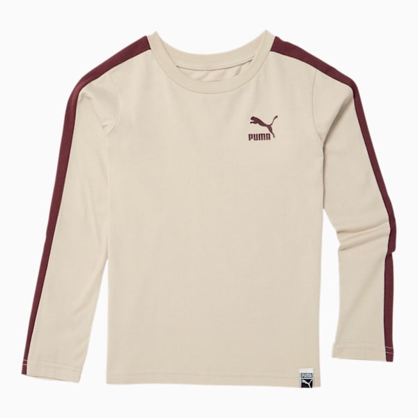 Luxe Pack Little Kids' T7 Long Sleeve Tee, OVERCAST, extralarge