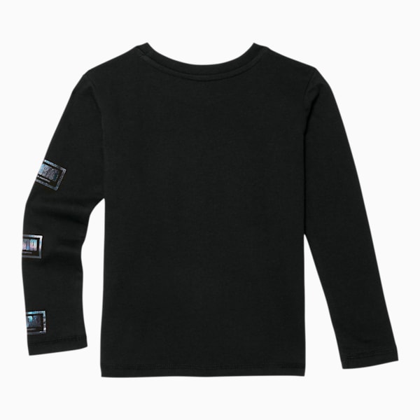 Holiday Pack Toddler Long Sleeve Graphic Tee, PUMA BLACK, extralarge