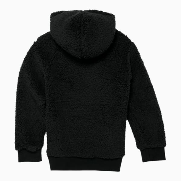 Sherpa Pack Boys' Hoodie JR, PUMA BLACK, extralarge