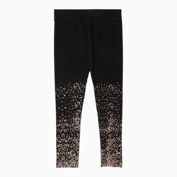 Classics Little Kids' Glitter Gradient Leggings, PUMA BLACK, extralarge