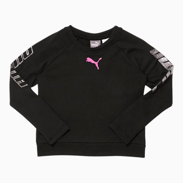 Modern Sports Toddler Long Sleeve Fashion Tee, PUMA BLACK, extralarge
