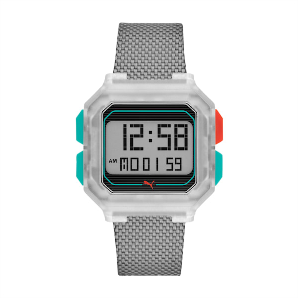 Remix Gray Nylon Digital Watch PUMA