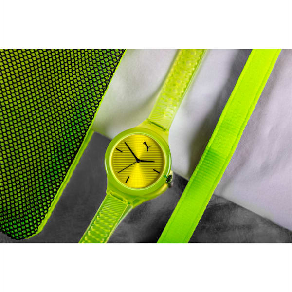Contour Neon Watch, Yellow/Yellow, extralarge