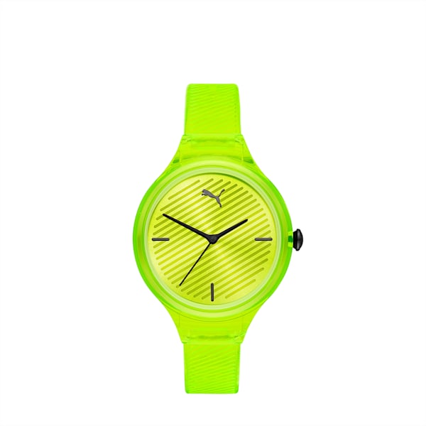 Contour Neon Watch, Yellow/Yellow, extralarge