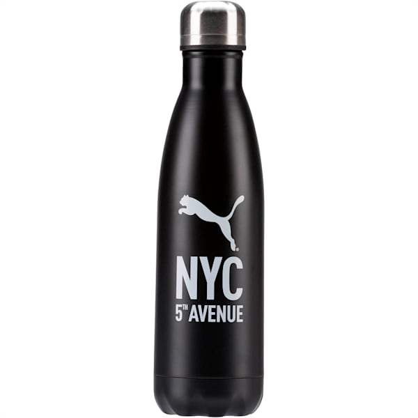 NYC Flagship Water Bottle, BLACK, extralarge
