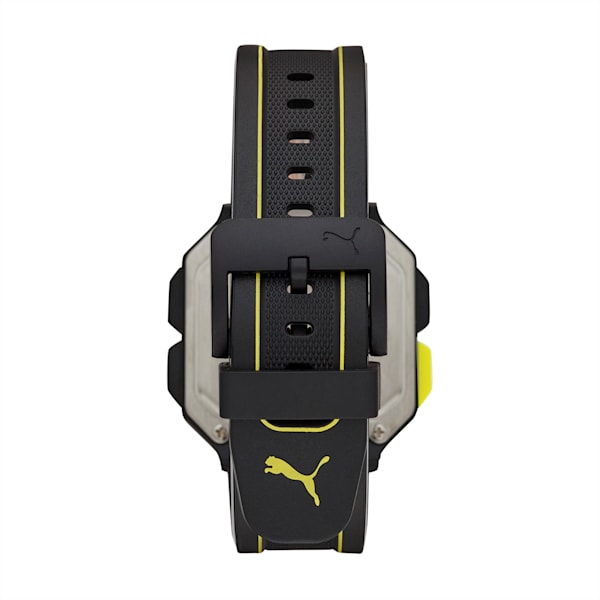 Remix Digital Watch, Black/Yellow, extralarge