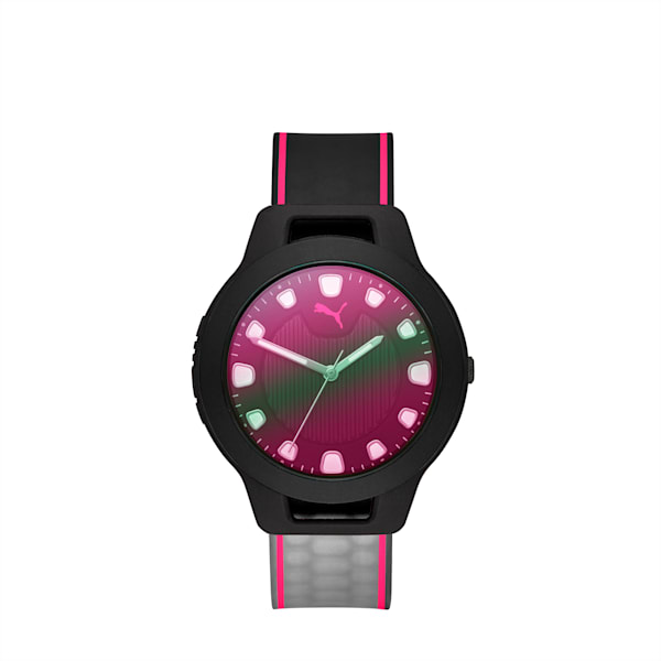 Reset v1 Ombre Watch, Black/Pink, extralarge