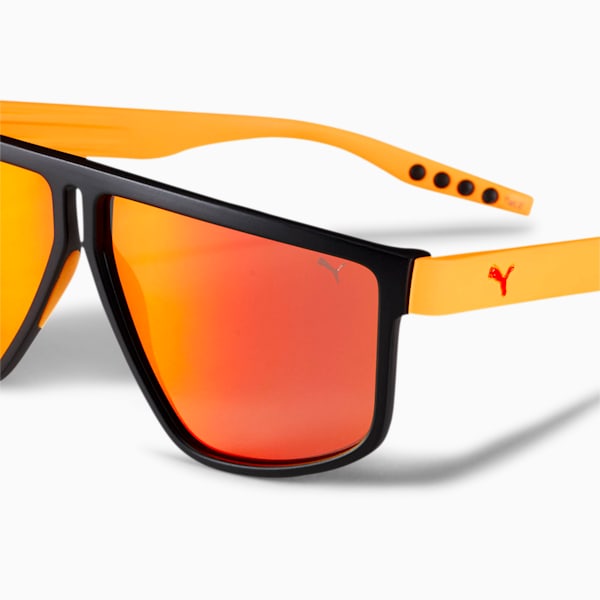 Rubber Eyes Pro v1 Sunglasses, BLACK-ORANGE-RED, extralarge