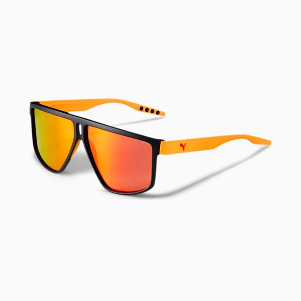 Rubber Eyes Pro v1 Sunglasses, BLACK-ORANGE-RED, extralarge