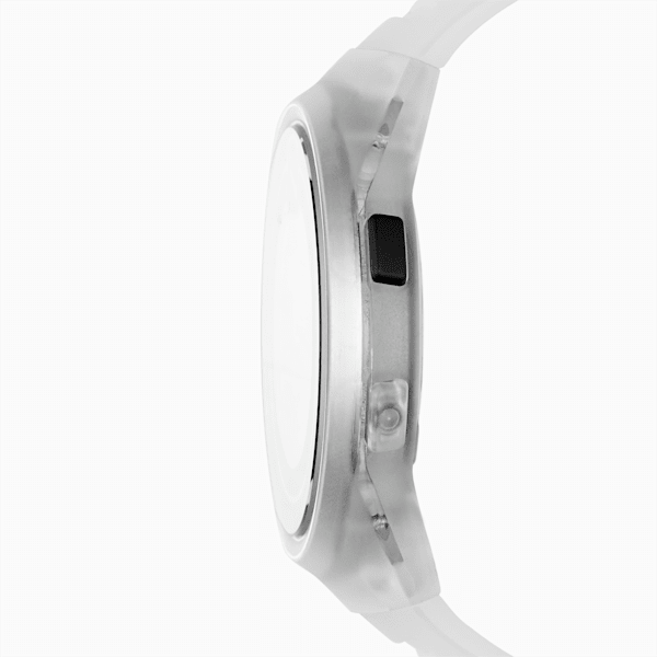 Forever Faster Clear Digital Watch, Transparent/Black, extralarge