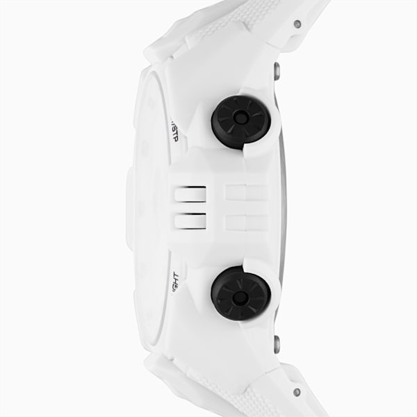 Bold White Digital Watch, White/White, extralarge