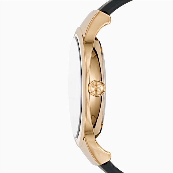 Contour Gold Splash Watch, Black Multi/Gold, extralarge