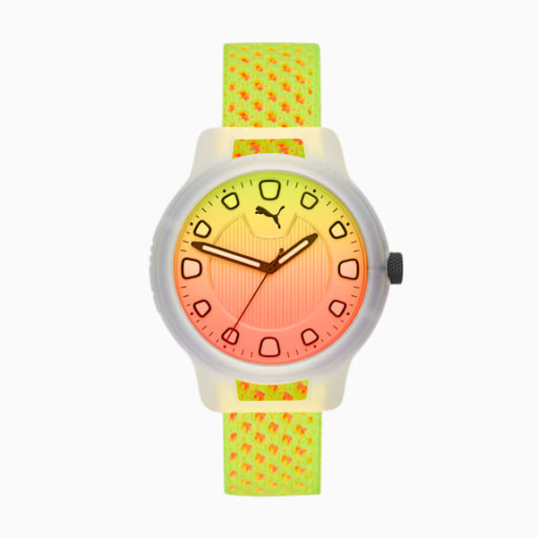 Reset v1 Knit Watch, Clear/Multi, extralarge