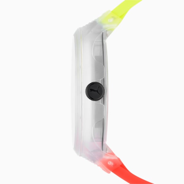 Reset v2 Red Clear Yellow Watch, Clear/Multi, extralarge