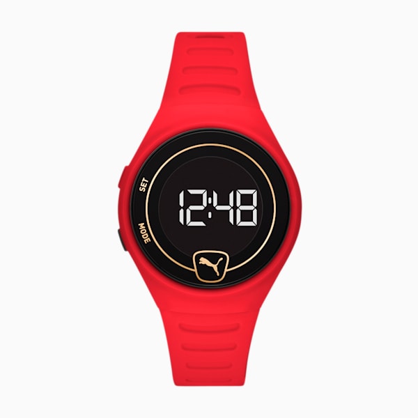 Forever Faster WH Red Digital Watch, Red/Red, extralarge