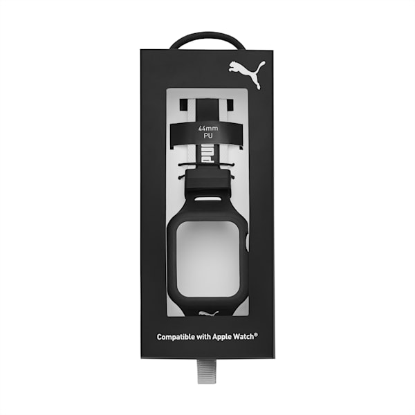 PUMA Apple Watch® Black Strap, Black/White, extralarge
