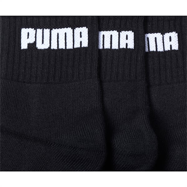 PUMA Sport Unisex Quarter Socks Pack of 3, Black, extralarge-IND