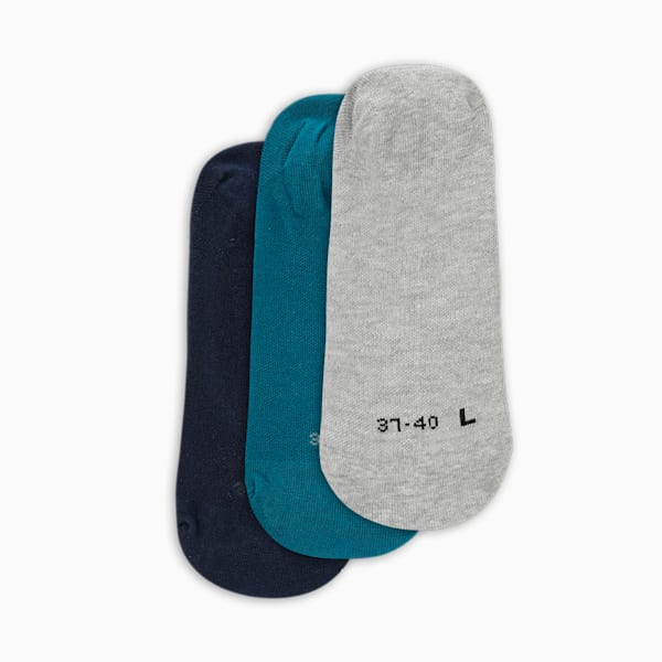 Footie Pack of 3, petrol / navy / grey, extralarge-IND