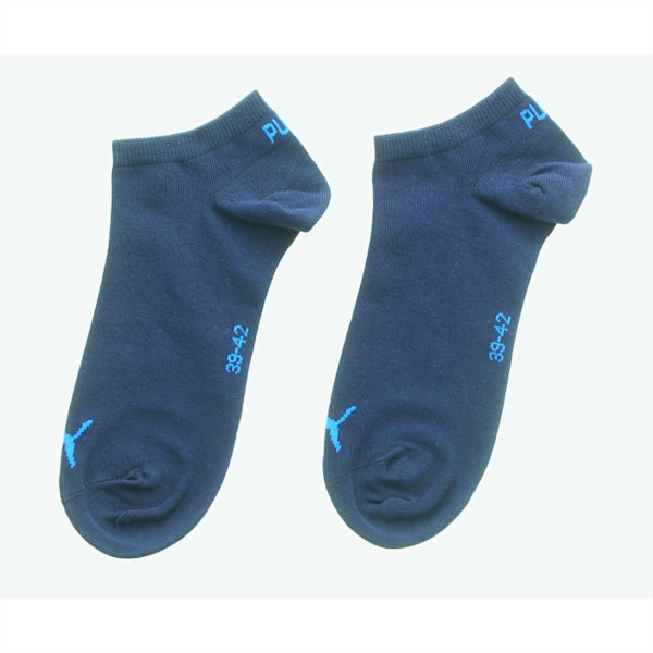 Sneaker Socks Pack of 3, blue / grey melange, extralarge-IND