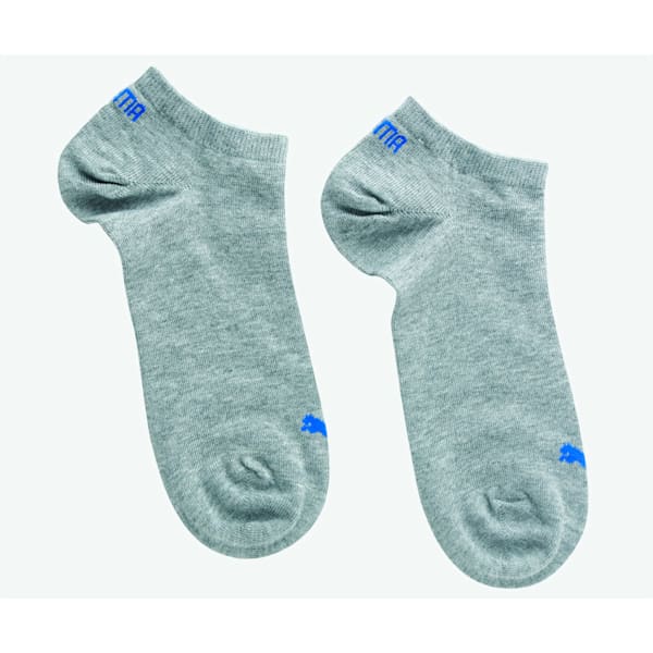 PUMA Unisex Sneaker Socks Pack of 3, blue / grey melange, extralarge-IND
