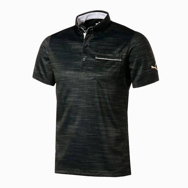 ゴルフ ノイズ スイングカット 半袖 ポロシャツ, PUMA BLACK, extralarge-JPN