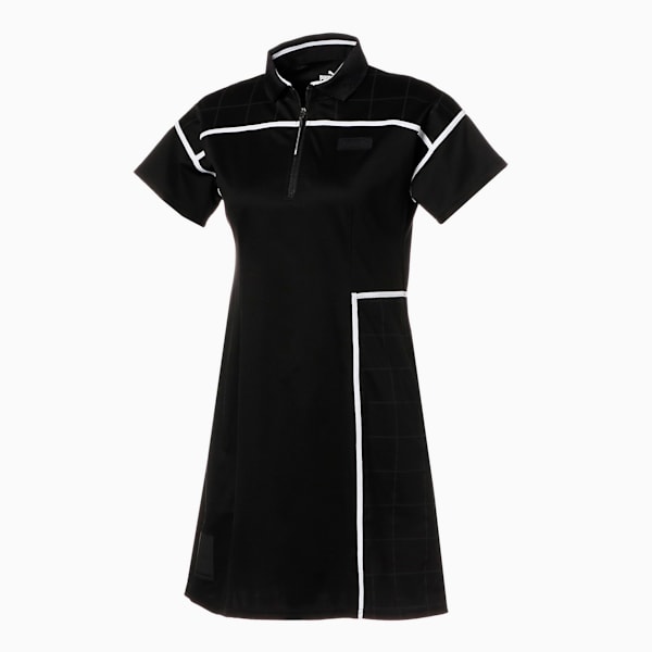 ゴルフ EGW ウィメンズ ウィンドペン ドレス, PUMA BLACK, extralarge-JPN