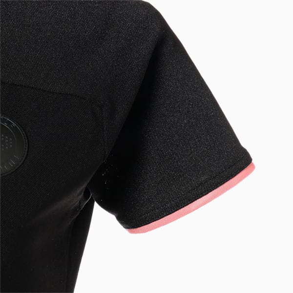 ゴルフ ウィメンズ カラーブロック 半袖 ポロシャツ, PUMA BLACK, extralarge-JPN