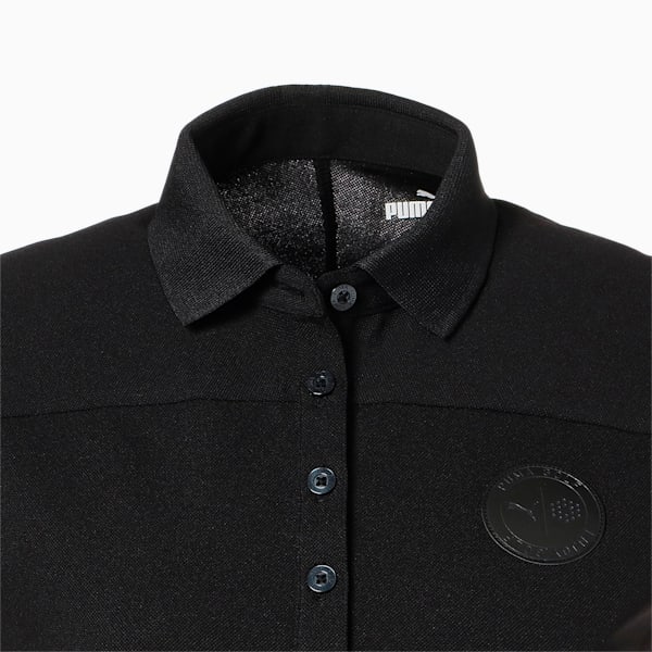 ゴルフ ウィメンズ カラーブロック 半袖 ポロシャツ, PUMA BLACK, extralarge-JPN