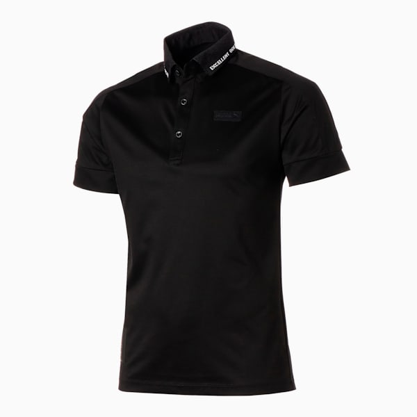 ゴルフ EGW T7 カノコ ポロシャツ, PUMA BLACK