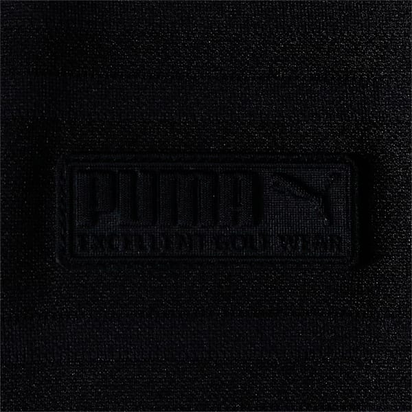 メンズ ゴルフ EGW ジャガードボーダー 半袖 ポロシャツ, Puma Black