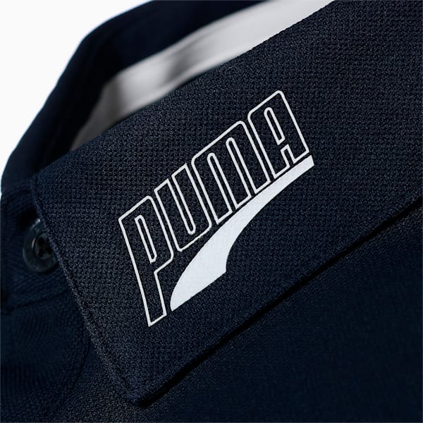 メンズ ゴルフ 接触冷感 ツアーデザイン 半袖 ポロシャツ, NAVY BLAZER