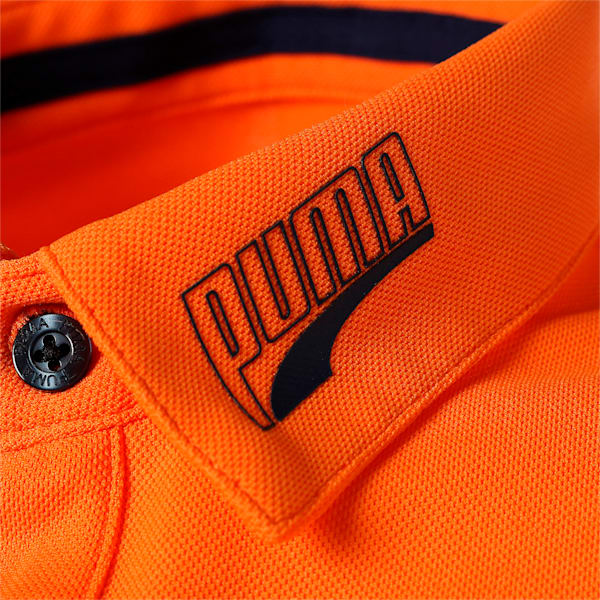メンズ ゴルフ 接触冷感 ツアーデザイン 半袖 ポロシャツ, VIBRANT ORANGE