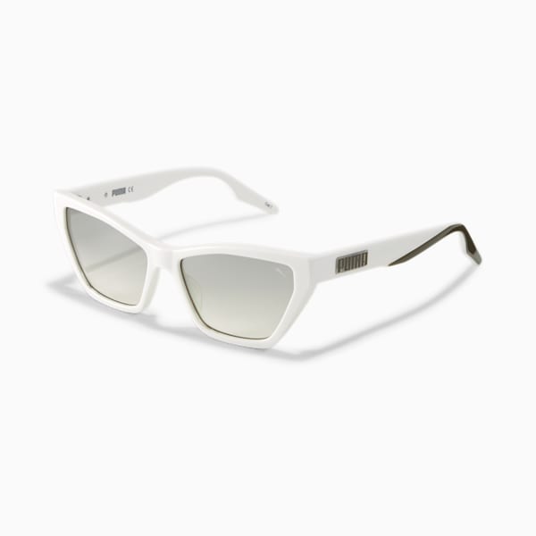 Fly Up Sunglasses, WHITE-WHITE-GREY, extralarge