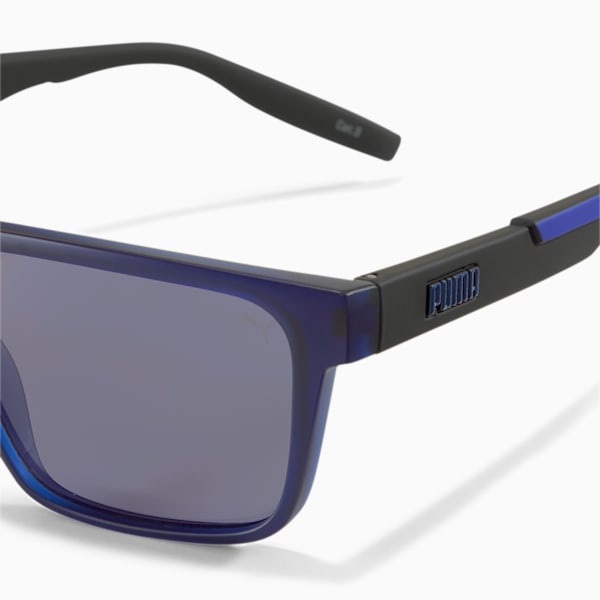 Rubber Eyes Sunglasses, BLUE-BLACK-BLUE, extralarge