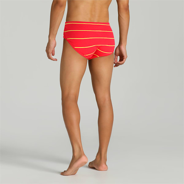 Stretch Men's Street Brief  Pack of 2, Black / Red mix, extralarge-IND