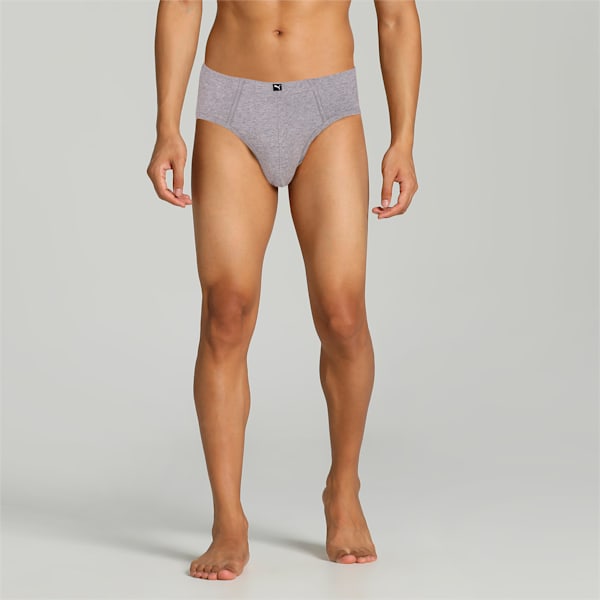 Basic+ Polka AOP Brief  Pack of 2, Star sapphire mix/Light grey, extralarge-IND