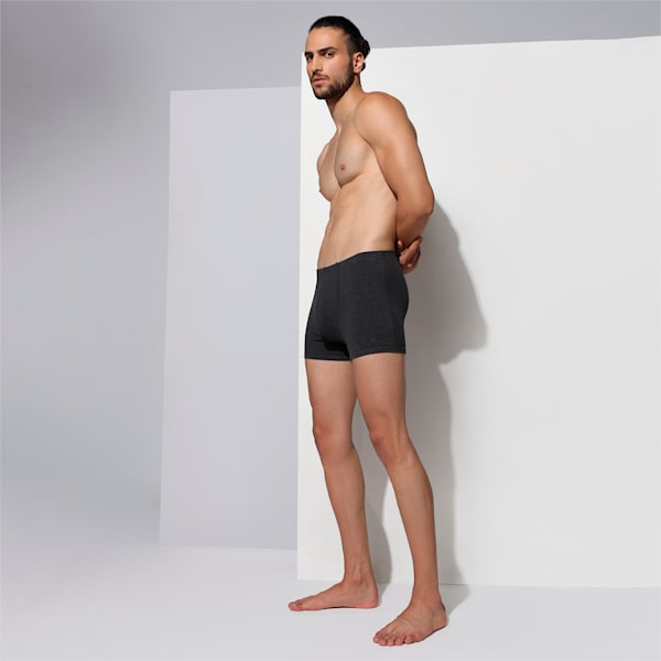 Stretch Plain Men's  Trunk Pack of 2, Red/Medium Grey, extralarge-IND
