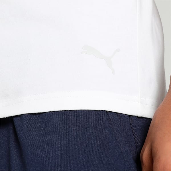 Stretch Crew-Neck Men's Vests Pack of 2 with EVERFRESH Technology, white/white, extralarge-IND